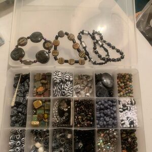 Craft Beads in organized box